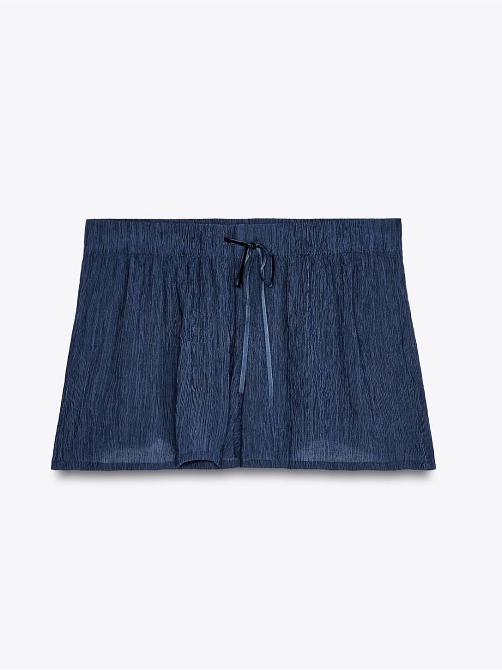 Zara Navy Blue Flowy Shorts